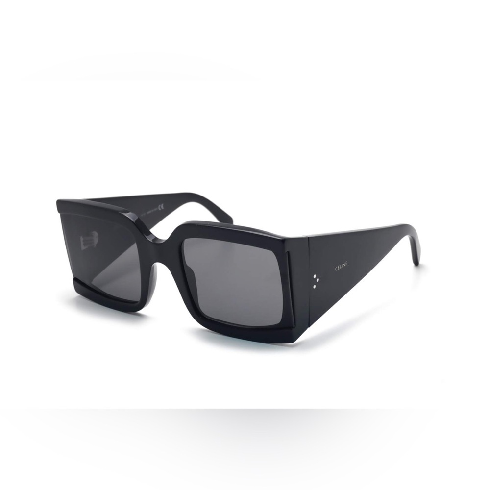 Celine Black Angular Sunglasses